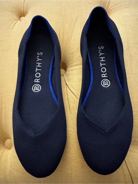 Rothy's Shoes - Rothy's Navy Knit Slip-On Flats